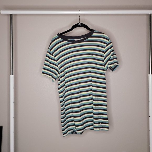 Vans Apparel Mens High Quality Striped T-Shirt - Size: Small - Picture 1 of 3